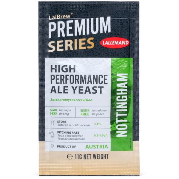 Lallemand Nottingham High Performance Ale Yeast 11 G - Výhodna ponuka 2KS