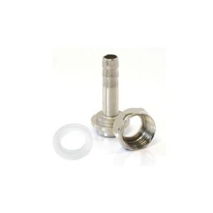 VÝVODKA MOSADZNÁ 7 MM PRIAMA S MATICOU 5/8