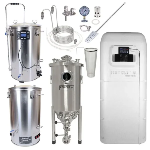 HOME BREWERY PRO #2 - BrewZilla 65 L. + Conicus Pro 55 + Ferminator 3XL